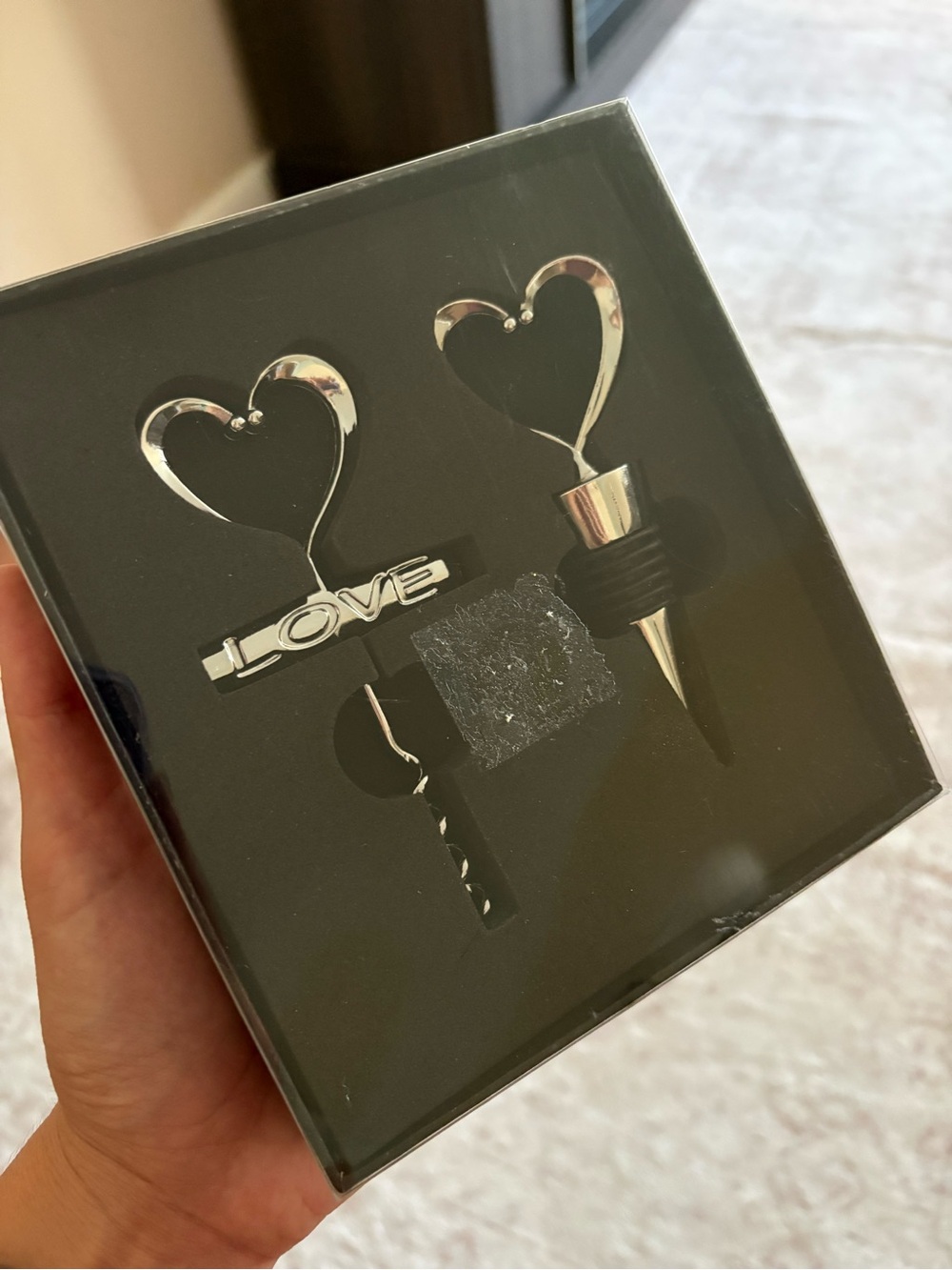 Wine Corkscrew & Bottle Stopper Set